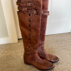Sam Edelman knee high tan boots